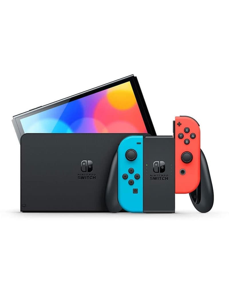 Nintendo Switch OLED Model Neon Blue/Neon Red (New)