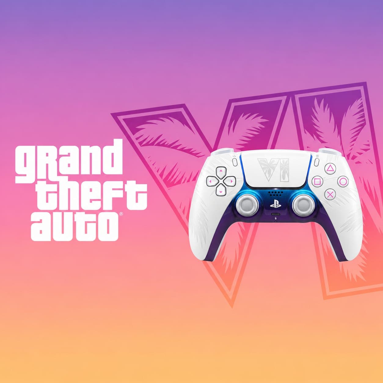 DualSense Wireless Controller – Grand Theft Auto VI White Limited Edition (New) PreOrder